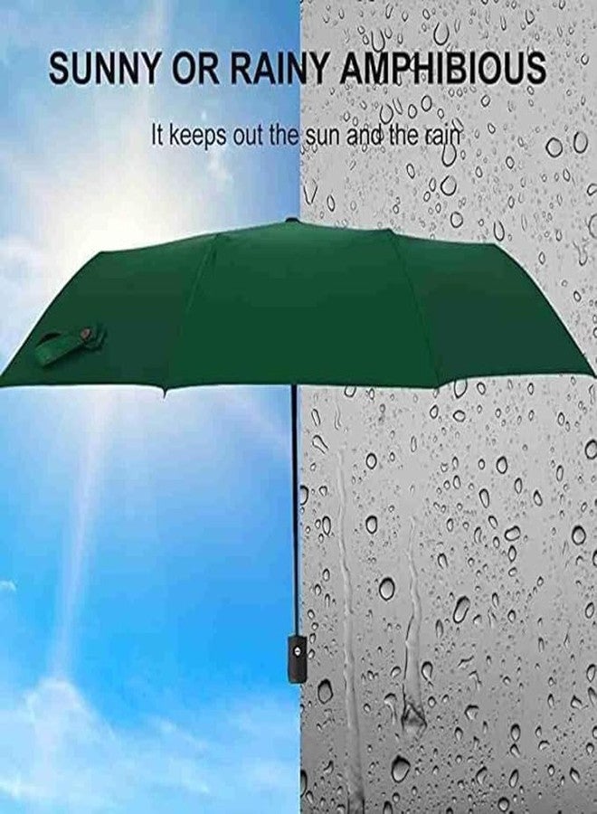 Jenibri® 1Pcs, Automatic Open Close Compact Travel Umbrella, 3-Fold Portable Umbrella with Premium Handle, UV & Rain Protection, Fits in Car Dashboard, Laptop Bags - Image 5